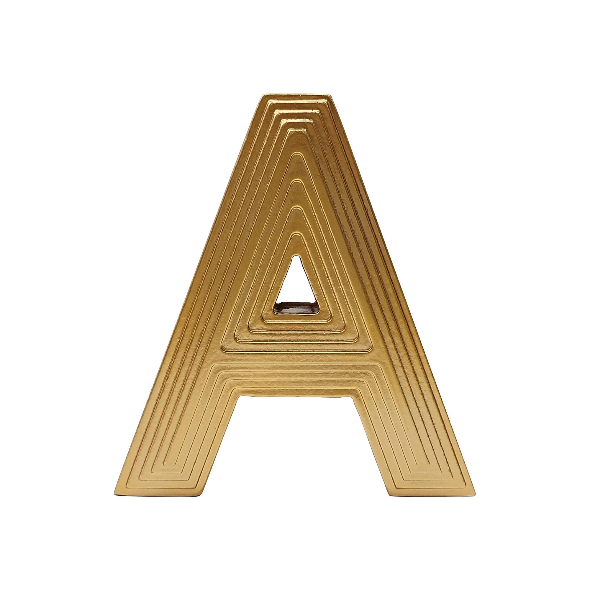 8" Gold Monogram Letter by Ashland